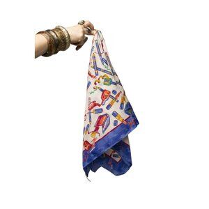 Vintage Avon Scarf: A Colorful Celebration of Beauty Made in Italy
